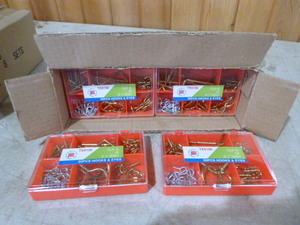 8 Packs of PTC Hooks and Eyes