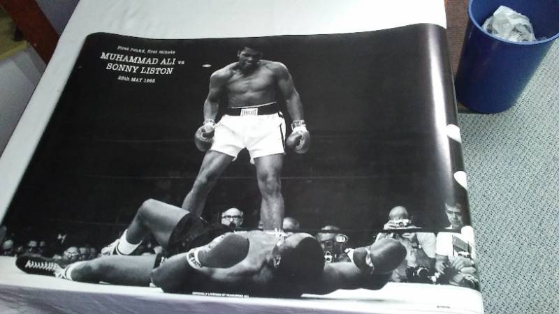 lot 12 image: Posters - Muhammad Ali, Guinness, Guitar and more