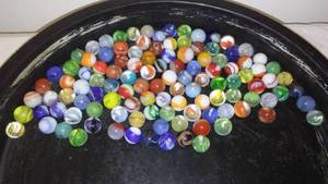 lot 25 image: Marbles From The 60s