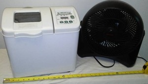 lot 44 image: Honeywell Fan And West Bend Bread Maker