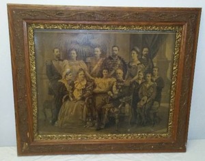 lot 46 image: Photograph Reprint King Oscar II Of Sweden And Family