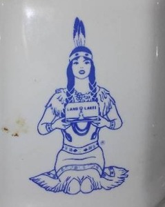 lot 74 image: Land O Lakes Vintage Salt, Pepper, And Sugar