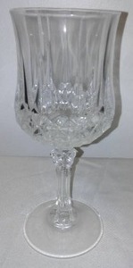 lot 79 image: (12) Ornate Glass Wine Goblets