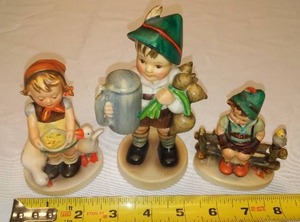 lot 168 image: (3) Hummel Figures