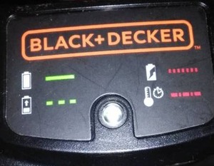 lot 224 image: Black & Decker 20 volt batteries and Charger