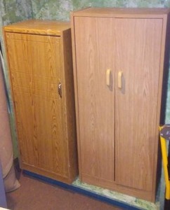 lot 229 image: Enclosed Storage cabinets (2)