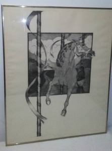 lot 254 image: Artists Proof Print - Very Unique, Break Through. J. Mueller-Brown Artist