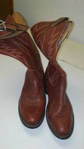lot 279 image: New Cowboy Boots, all leather, Sanders sz. 8D
