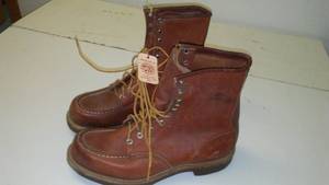 lot 282 image: NEW Work Boots, Steel Toe, sz. 8.5 EE
