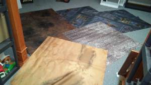 lot 298 image: 5 role play mats or roll play.