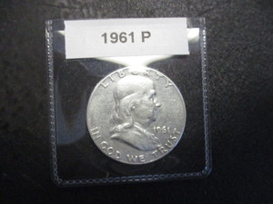 11. 1961-P Franklin Silver Half Dollar