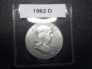 13. 1962-D Franklin Silver Half Dollar
