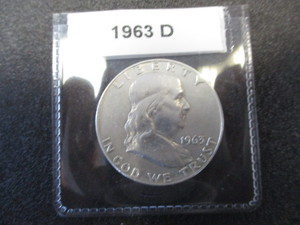 19. 1963-D Franklin Silver Half Dollar