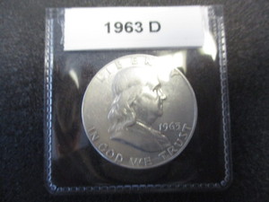 21. 1963-D Franklin Silver Half Dollar
