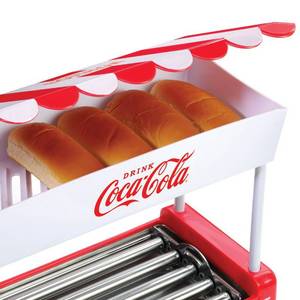 Brand New Nostalgia Coca-Cola Hot Dog Roller and Bun Warmer