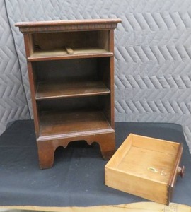 BLACK WALNUT SOLID NIGHT STAND  END TABLE