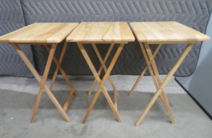 OAK TV TRAYS