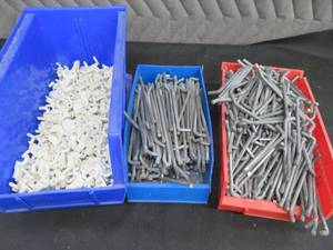 LOTS OF PEG BOARD CLIPS  HOOKS