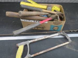 HEAVY BOX OF TOOLS