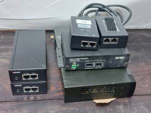 lot 139 image: Network Components Lot  AMX, ZyXel, UBiQUiTi, Intellinet