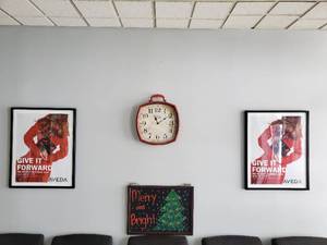 Clock And Three Signs
