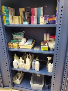 Contents Of Storage Cabinet