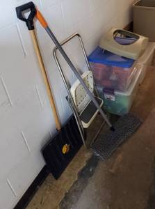 Collection Of Holiday Dcor And Cleaning Supplies