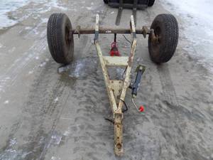 lot 37 image: Build your own trailer parts - Trailer Tongue 76 long, Tongue jack etc