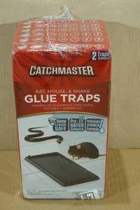 Six 2-Packs Catchmaster Rat, Mouse, and Snake Glue Traps