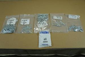 41 Assorted Sizes Zinc Plated Hairpin Cotters