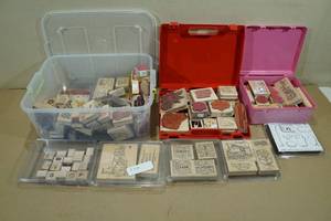 Large Assortment of Crafting Stamps