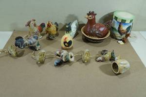 Assorted Chicken Themed House Dcor