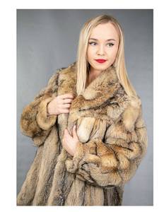 Ladies�Natural Grey Fox�Jacket�From Germany -�Large