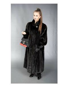 Ladies Fully Let Out�German Designer�Natural�Female Ranch Mink Coat -�3XL