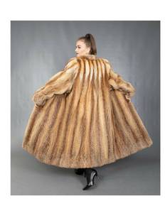 Ladies�Fully Let Out Premium�Natural Red Fox�Coat�From Germany -�XL