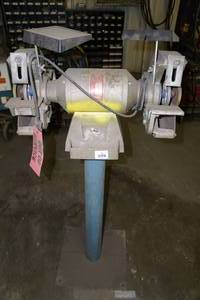 Wissota E-10 1 HP 10 Ball Bearing Bench Grinder on Stand