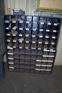 2 40 Compartment Small Parts Organizers with Fasteners