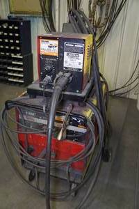 Lincoln Electric CV-300 Welding Power Supply with LN-7 Wire Feeder
