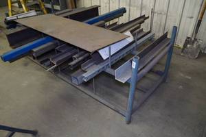Tube Rack with Assorted Steel Material - Angle, Flat, Square, Channel