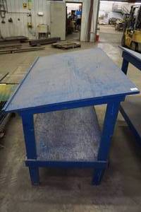 Wood Angled Work Station with Shelf