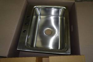 Elkay LR25223 Lustertone Classic Stainless Steel Sink with Sound Guard