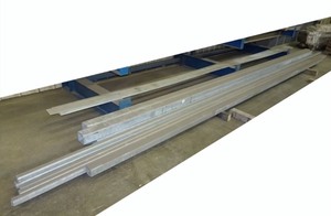 Assorted Galvanized Steel Material - Square, Flat Stock