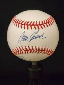 lot 75 image: Rollie Fingers-Hal Newhouser-Tom Seaver Autographed Baseball with COA