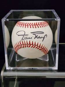 lot 113 image: Willie Mays Autographed Baseball with COA