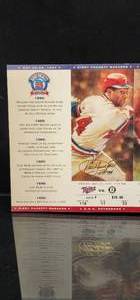 lot 106 image: Kirby Puckett Weekend May 23 thru 25 1997 Seat 33 Unused Game Tickets
