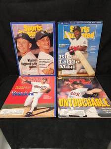 lot 60 image: (4) Vintage Sports Illustrated Magazines