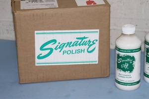 lot 49 image: 6 - 16oz Bottles of Signature Polish Multi-Surface Cleaning Polish - Stainless Steel, Porcelain, Enamel, Marble, Granite & More