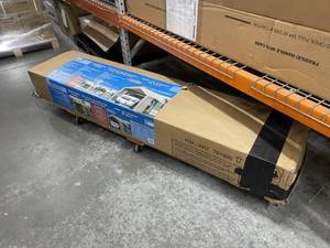 lot 72 image: 10 x 20 Steel Frame Canopy Car  Auto Carport Cover with Side Walls - Costco Model 781893