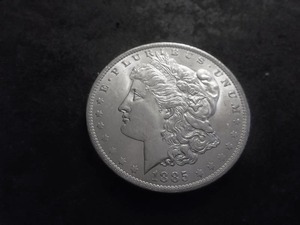 1885 O Morgan Silver Dollar