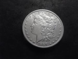 1887 O Morgan Silver Dollar